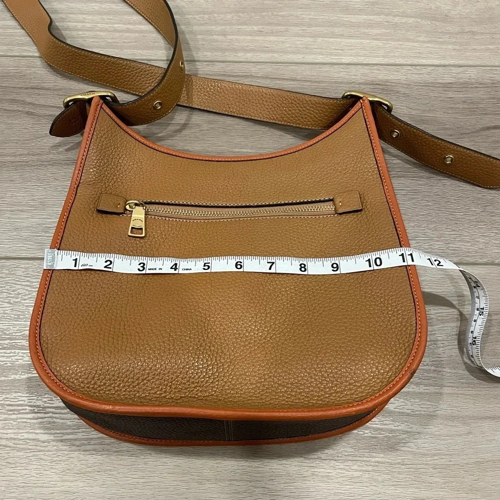 Coach Emery Colorblock Crossbody Bag - Brass/Light Saddle Elm (89123-B4PU0)